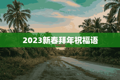 2023新春拜年祝福语(2023新春拜年祝福语大全)